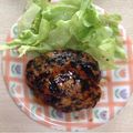 みーーーさん♪'s cooksnap of when they made 簡単ヘルシー♪鶏つくねの照り焼き☆.