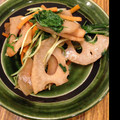 miya5☆'s cooksnap of when they made 水菜と根菜のしゃきしゃき炒め♡.
