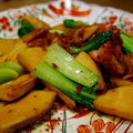 musclelady's cooksnap of when they made 豚と筍の柚子胡椒炒め。.