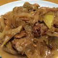 ♪ミチル♪'s cooksnap of when they made 炒め蒸し煮酢鶏☆鶏もも肉・新玉ねぎで。.