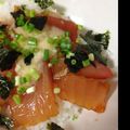 ゆっこ～'s cooksnap of when they made お寿司屋ｻﾝ直伝♪漬けマグロ丼☆.
