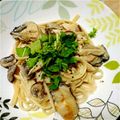 ﾏﾕｺｺ's cooksnap of when they made 酒粕と塩麹と豆乳の牡蠣クリームパスタ.