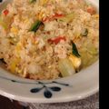 kushirch's cooksnap of when they made 鮭フレークとレタスのマヨチャーハン♪.