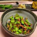 チロルっち's cooksnap of when they made 塩昆布と桜えびで枝豆。.