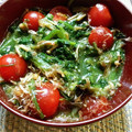 あいうえおわん's cooksnap of when they made ほうれん草とトマトのなめたけ和え.