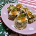 赤い電話's cooksnap of when they made カマンベールチーズの天ぷら　～田楽風～.