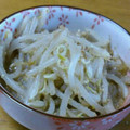 izuninko's cooksnap of when they made もやしの胡麻和え.