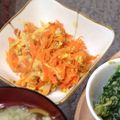 モチョ1013's cooksnap of when they made 子供も大好き人参しりしり！.
