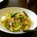 みつばちぴんく's cooksnap of when they made 春キャベツとアスパラベーコンの和風パスタ.
