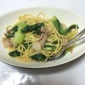 水月守's cooksnap of when they made 豚肉と青梗菜の和風スパゲティ.