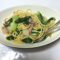 水月守's cooksnap of when they made 豚肉と青梗菜の和風スパゲティ.