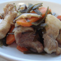 kachimachi's cooksnap of when they made 厚切り豚バラと切り昆布の煮物.