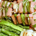 ８４ers's cooksnap of when they made ししとうとソーセージの天ぷら.
