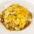 papikun's cooksnap of when they made 簡単にできる楽々和風あんかけオムライス♪.