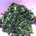 りかあや's cooksnap of when they made 糖質制限♪春菊としらすの和え物★.