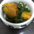 youich's cooksnap of when they made かぼちゃと切り昆布の煮物.