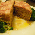 mzhroom's cooksnap of when they made チーズとろとろ♪ ミートローフ.