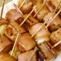 そう１'s cooksnap of when they made 簡単おつまみ！　チーズちくわベーコン巻き.