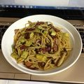 ストレイテナー's cooksnap of when they made アボカドとベーコンのオイルパスタ.