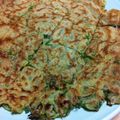 megchano's cooksnap of when they made ネギだけチヂミ.