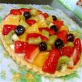 れいばんだ's cooksnap of when they made 初心者（私）のフルーツタルト♡.