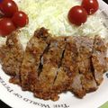ゆんのぉぉぉ's cooksnap of when they made 簡単揚げないトンカツ♪.