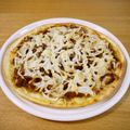 いつぼうママ's cooksnap of when they made クリスピー生地で！照り焼きチキンピザ♡.