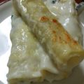 サト屋's cooksnap of when they made ほうれん草とベーコンで「カネロニ」.