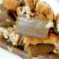 sanama0826's cooksnap of when they made いたどりと薄揚げの煮物.