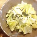 ayudao's cooksnap of when they made キャベツと塩昆布の和え物.
