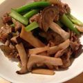 Tomomims's cooksnap of when they made 茄子と豚肉のガリバタ炒め.