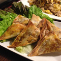 あーちゃむ27's cooksnap of when they made 揚げないサモサ風春巻き✽工程つき✽.