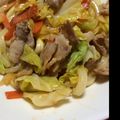 yoriko178's cooksnap of when they made ピリ辛味噌焼きうどん.