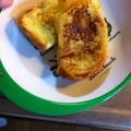 雪と珊瑚's cooksnap of when they made 甘すぎないフレンチトースト♡.