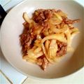 emmanneM's cooksnap of when they made セロリと豚肉の甘酢炒め.