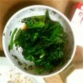 かるぱるか's cooksnap of when they made ヘルシー！ほうれん草の海苔あえ.