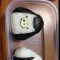 未海0303's cooksnap of when they made おむすびで簡単☆モノクロブーのキャラ弁.