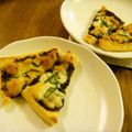 piopiopiop's cooksnap of when they made 油揚げで簡単！おつまみピザ♡海苔＆チーズ.