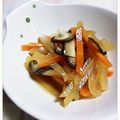 ＴＯＭＯＷＡＴ's cooksnap of when they made ほっこりおふくろの味☆千切り大根の煮物.