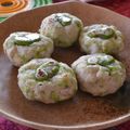 よっしゃん's cooksnap of when they made Θそら豆ｸﾝのもちふわお焼きΘ◡Θ.
