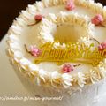 がこちん's cooksnap of when they made ノンオイル_桜シフォンケーキ.