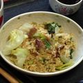 ルぴあ's cooksnap of when they made 焼豚レタスチャーハン.