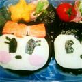 yuumariro's cooksnap of when they made キャラ弁(♡˙³˙)ミッキー.