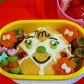 honacco's cooksnap of when they made メロンパンナちゃん弁当（キャラ弁）.