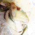 くらちこ's cooksnap of when they made 白葱とエリンギのチーズ焼。味噌ソース.