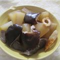 miyuki12's cooksnap of when they made ちぎり蒟蒻と大根、椎茸の圧力鍋煮.