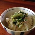 ゆみざく's cooksnap of when they made ご飯にﾋﾟｯﾀﾘ！山東菜としらす炒め.