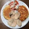 cocue3's cooksnap of when they made ランチや朝食に*ふわふわチーズパンケーキ.