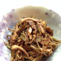 そっくんまま's cooksnap of when they made イカゲソとごぼうエリンギの甘辛きんぴら.