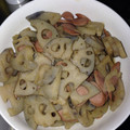 くぅちゃんかーちゃん's cooksnap of when they made ♡きんぴら風れんこんとベーコンの炒め煮.